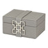 Grey Leather Box Set Geo
